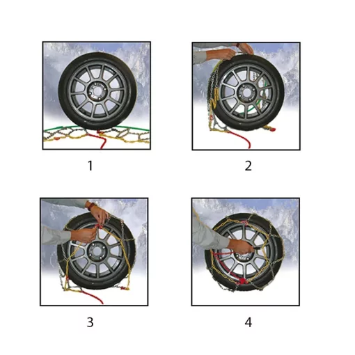 Sneeuwkettingen Personenwagen 12mm KN030