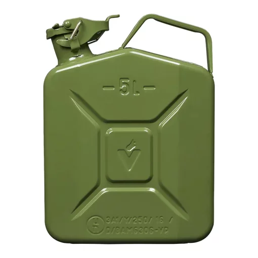 Jerrycan 5L metaal groen UN en TuV/GS-gekeurd